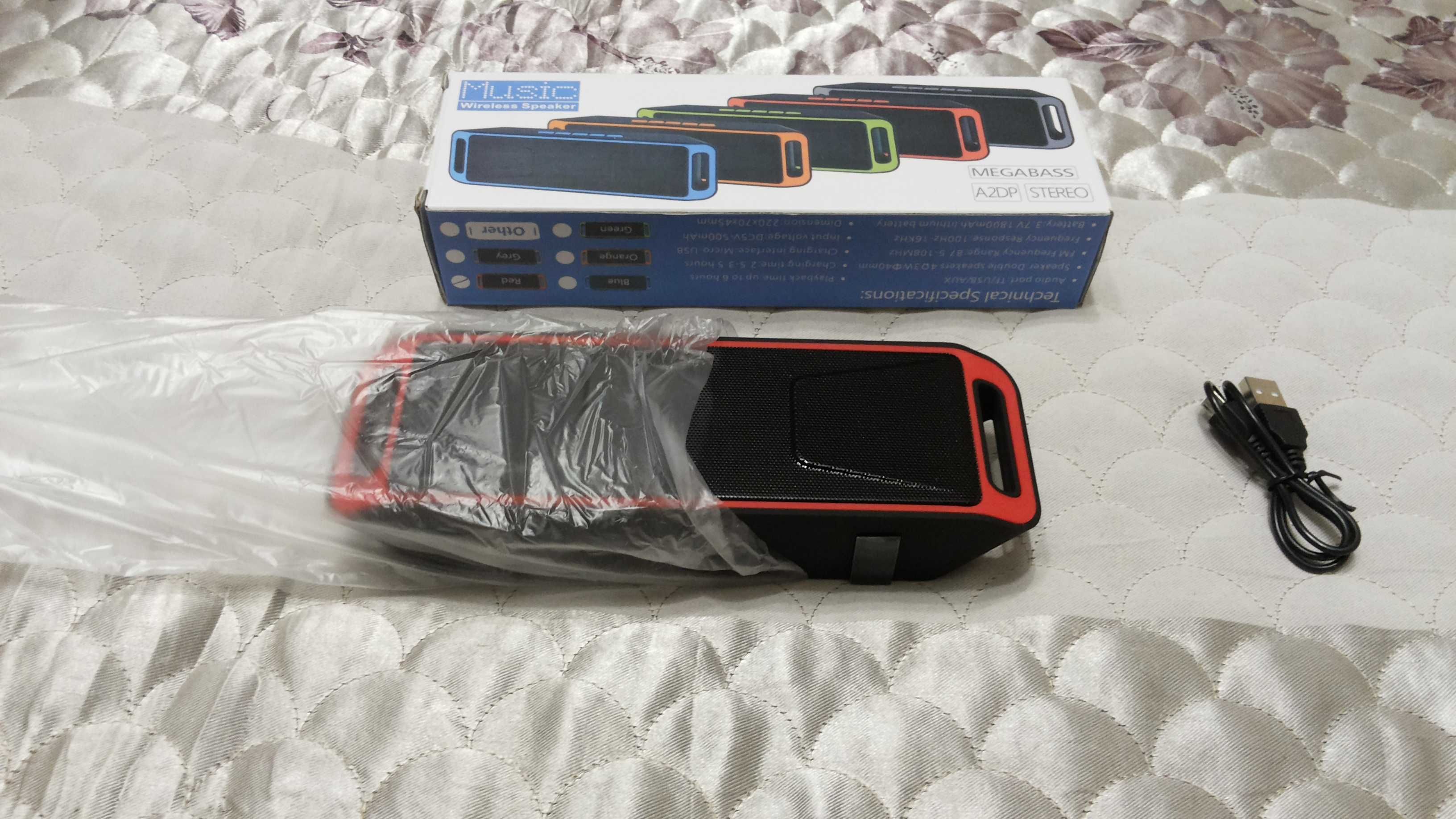портативная беспроводная блютус колонка Megabass A2DP