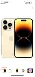 Iphone 14 pro gold 128 в хорошем состоянии , документы , коробка