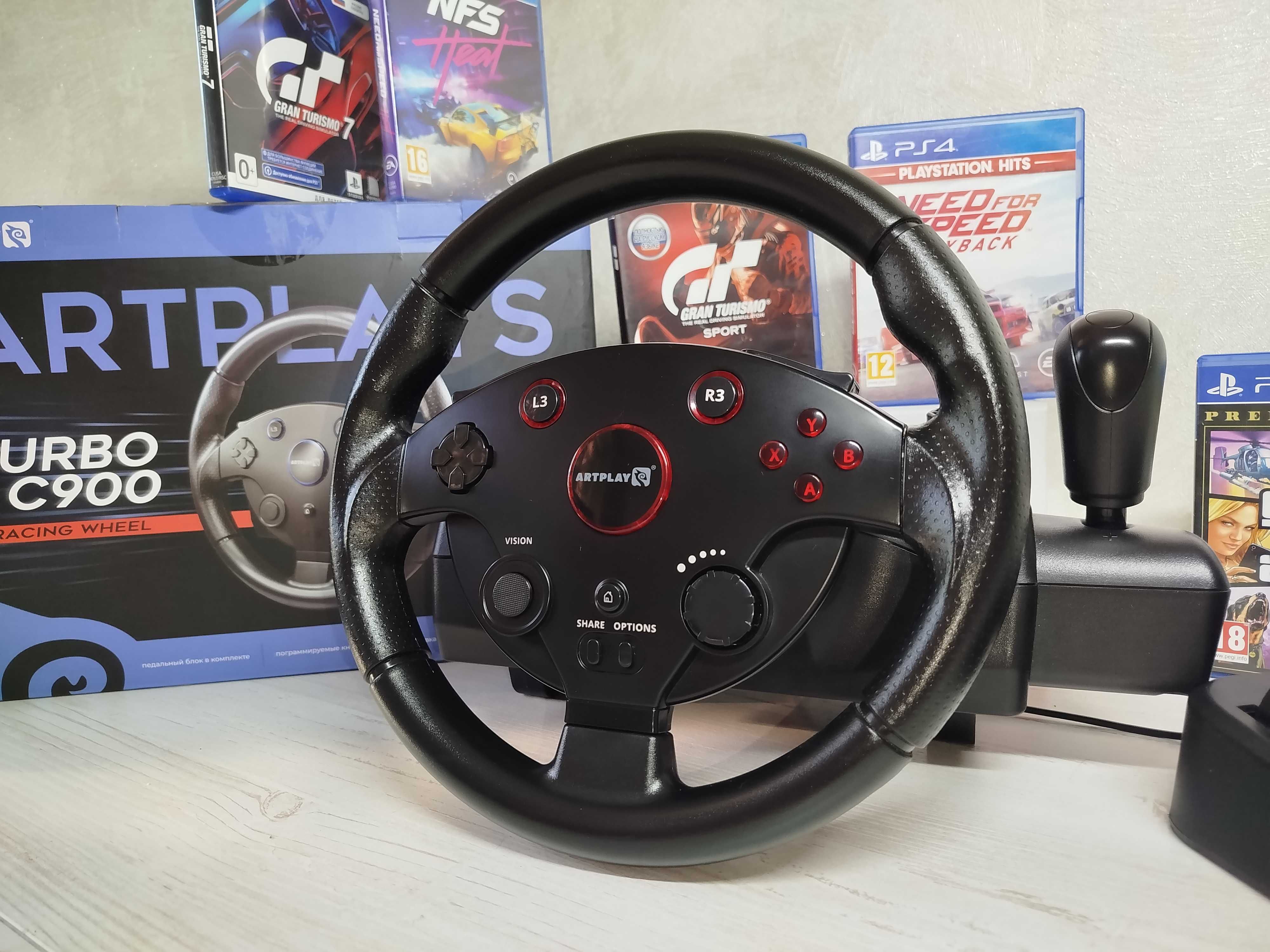 Игровой Руль для PS4 PLAYSTATION