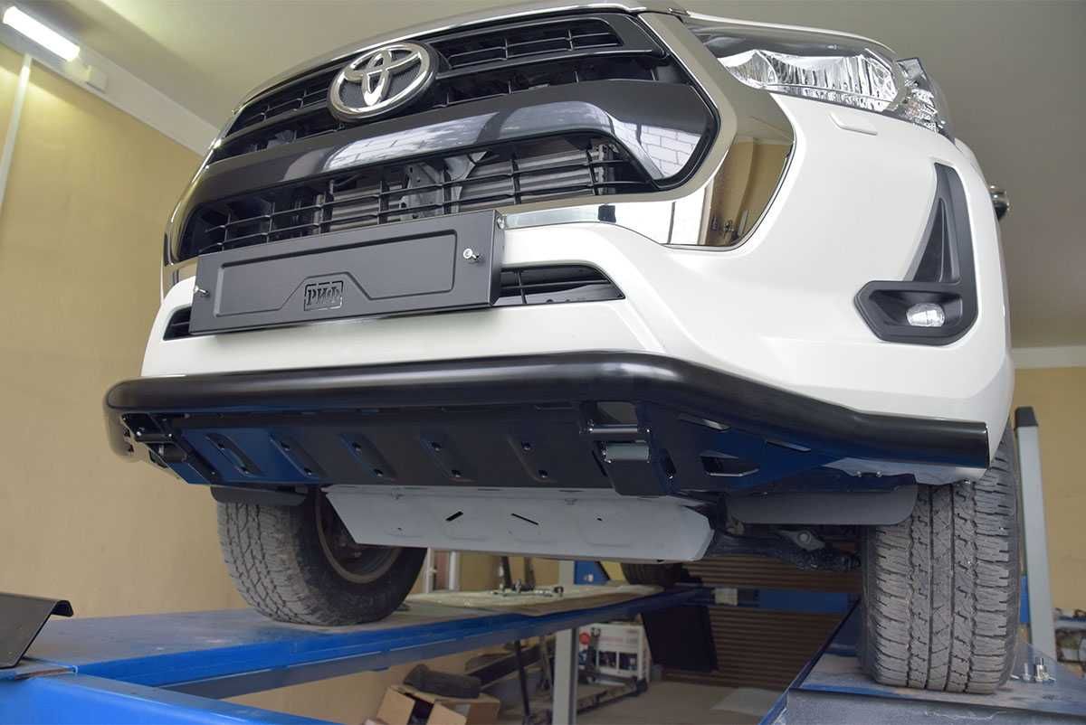 Бампер РИФ силовой передний РИФ под лебёдку Toyota Hilux 2020 +