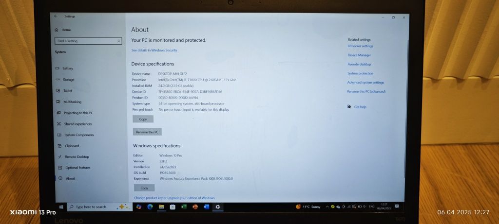 Ноутбук Lenovo ThinkPad T490