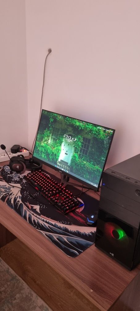 Игровой компьютер GTX 1050TI,  I5-4440  периферия в комплекте +монитор