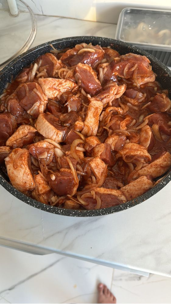 Маринованное мясо для шашлыков