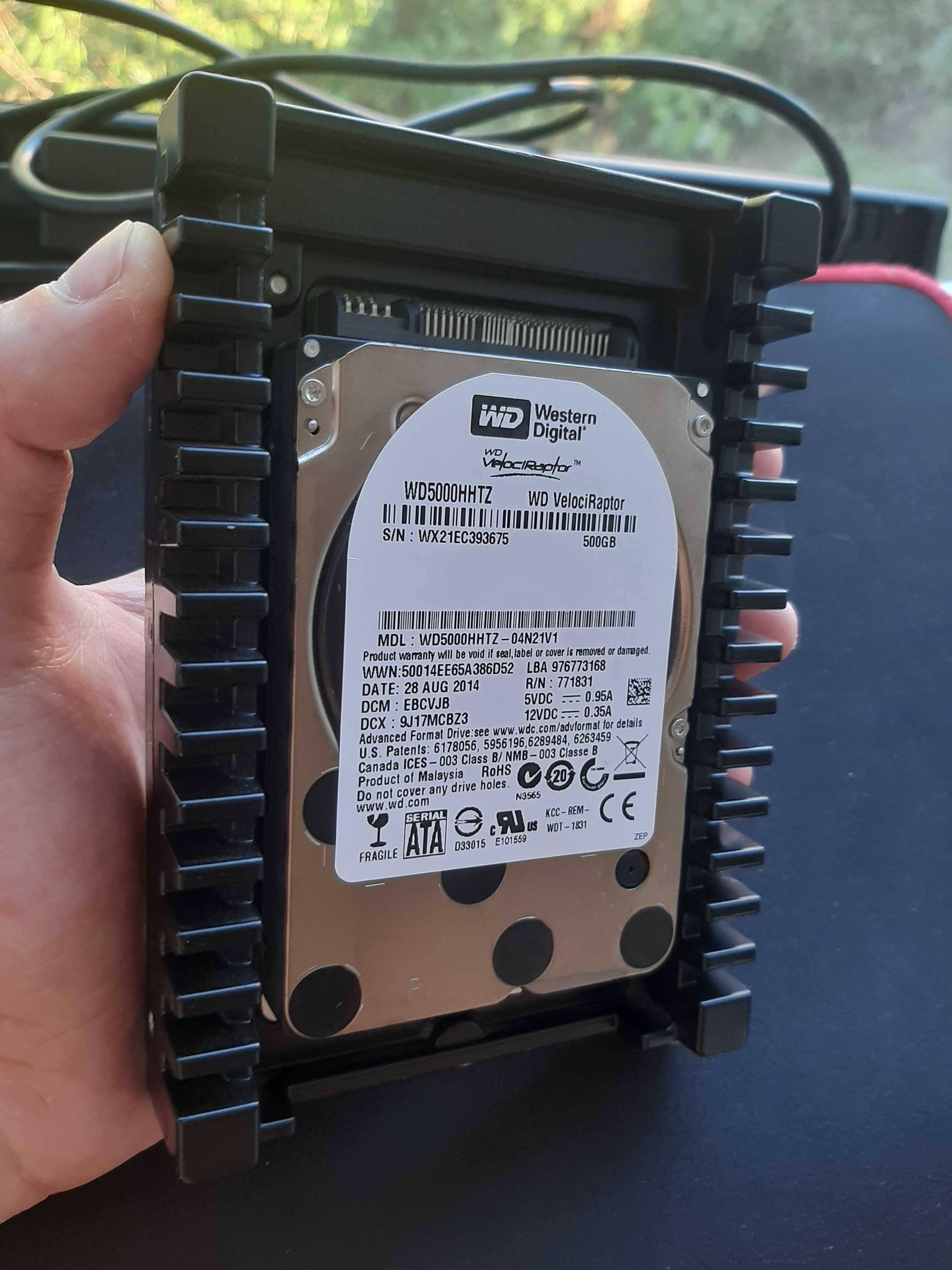 Сверхбыстрый жесткий диск wd velociraptor 500gb 10k rpm 64mb