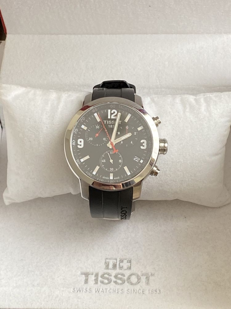Часы Tissot T-Sport PRC 200 Chronograph черные сапфир