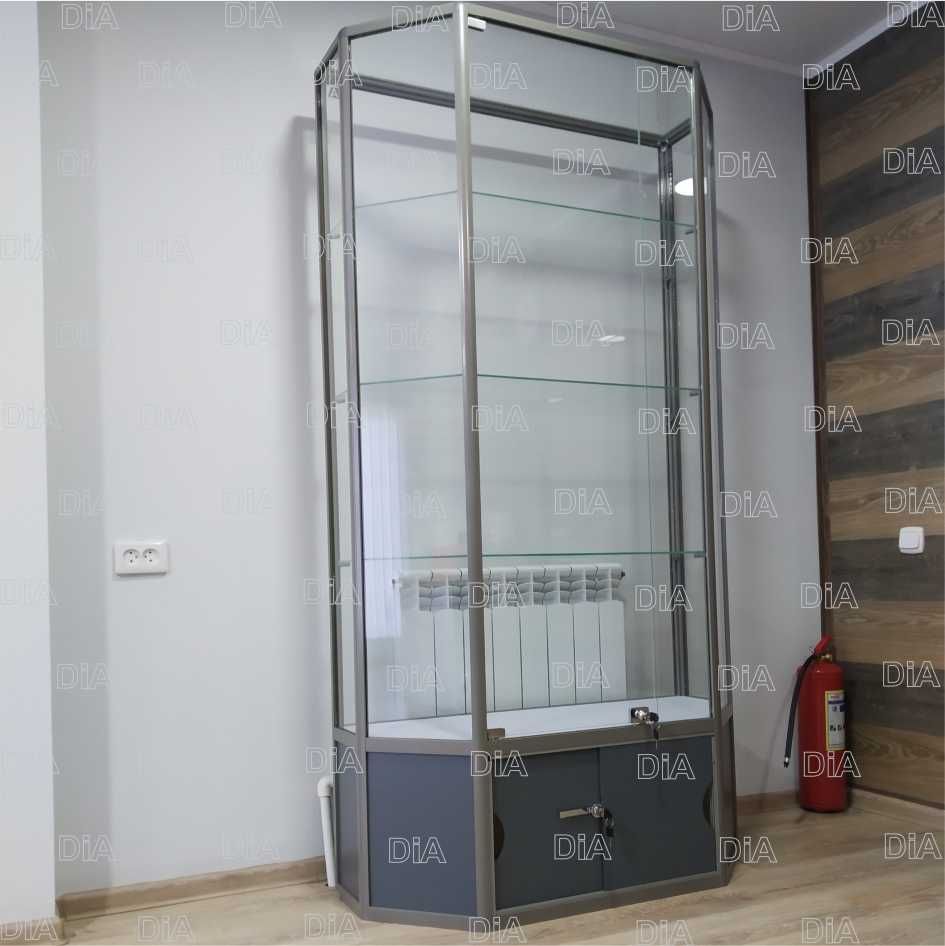 Витрина торговая из профиля и стекла, Акция,прилавки,для магазина aevi