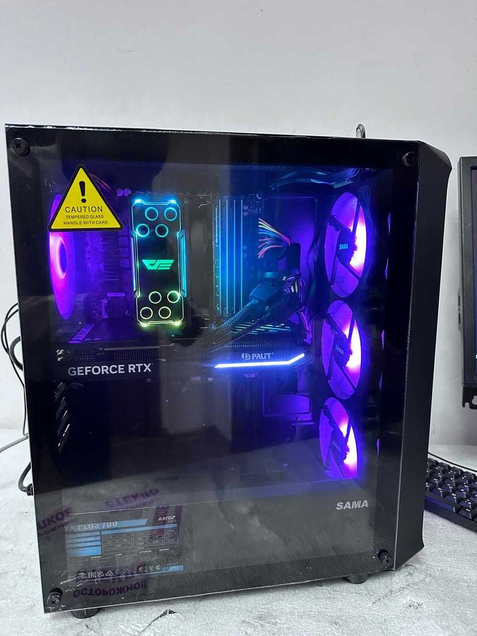 Игравой компютер /системный блок Ryzen 5 5500/RTX3060 16 озу 512 ссд