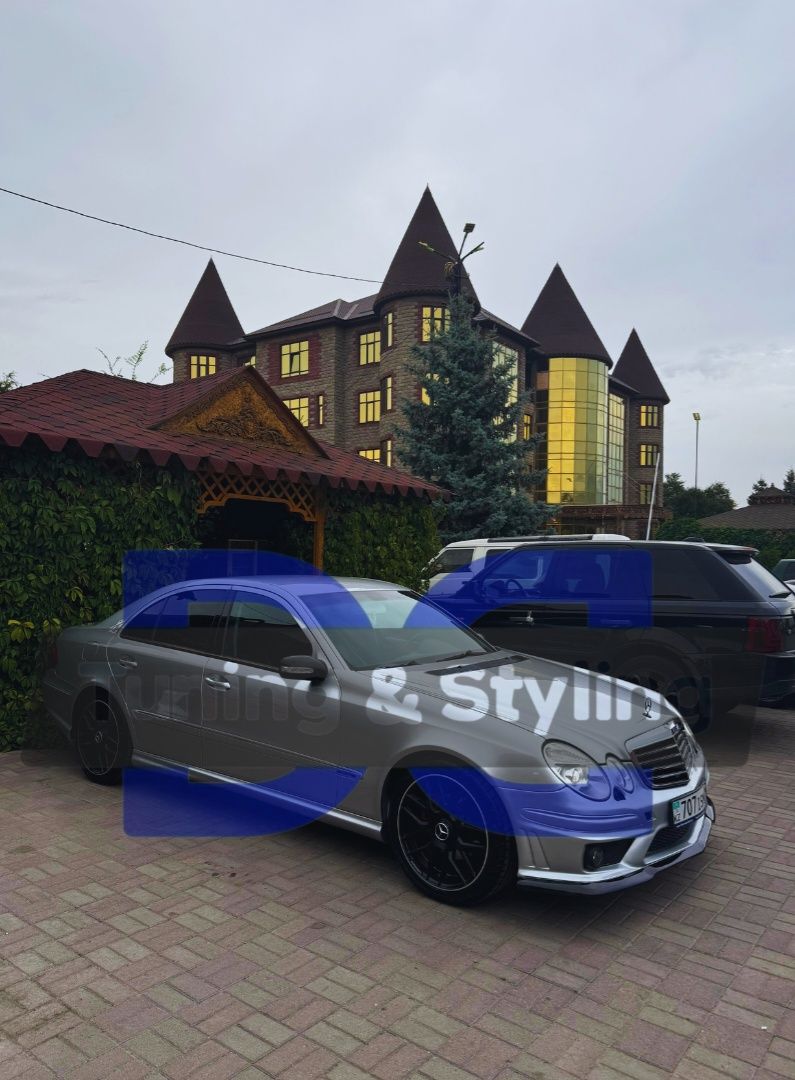 Пороги Бампер Диффузор Спойлер Мерседес w211 AMG 6.3