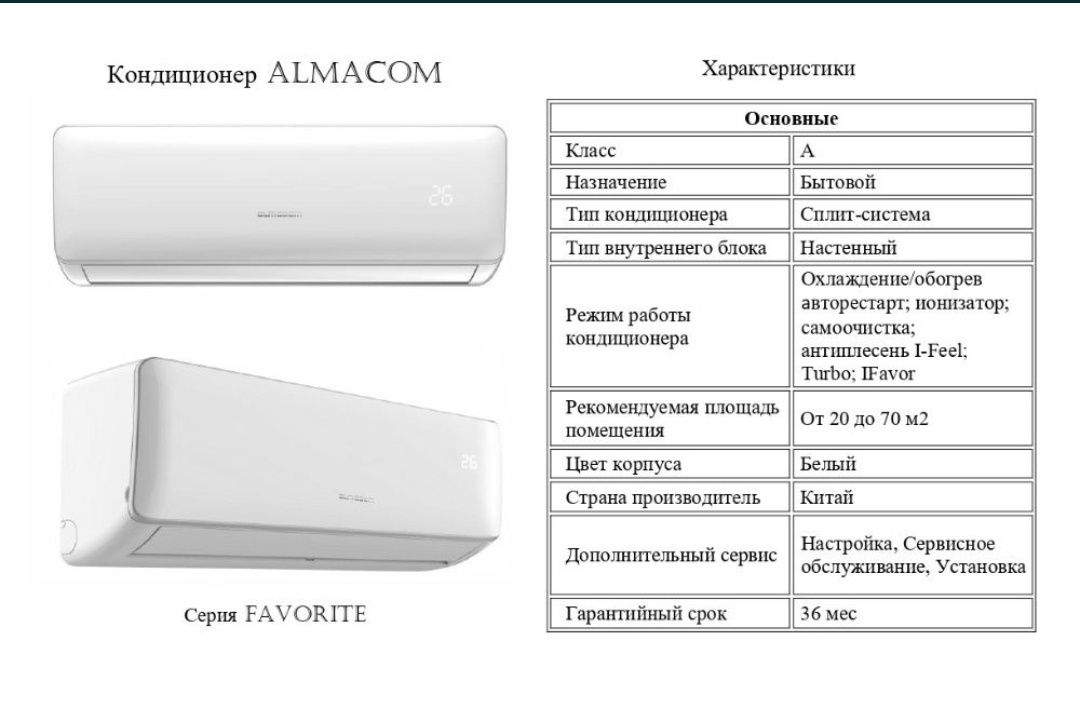 Кондиционер в дом, офис, квартиру, магазин. кафе. Доставка. Установка