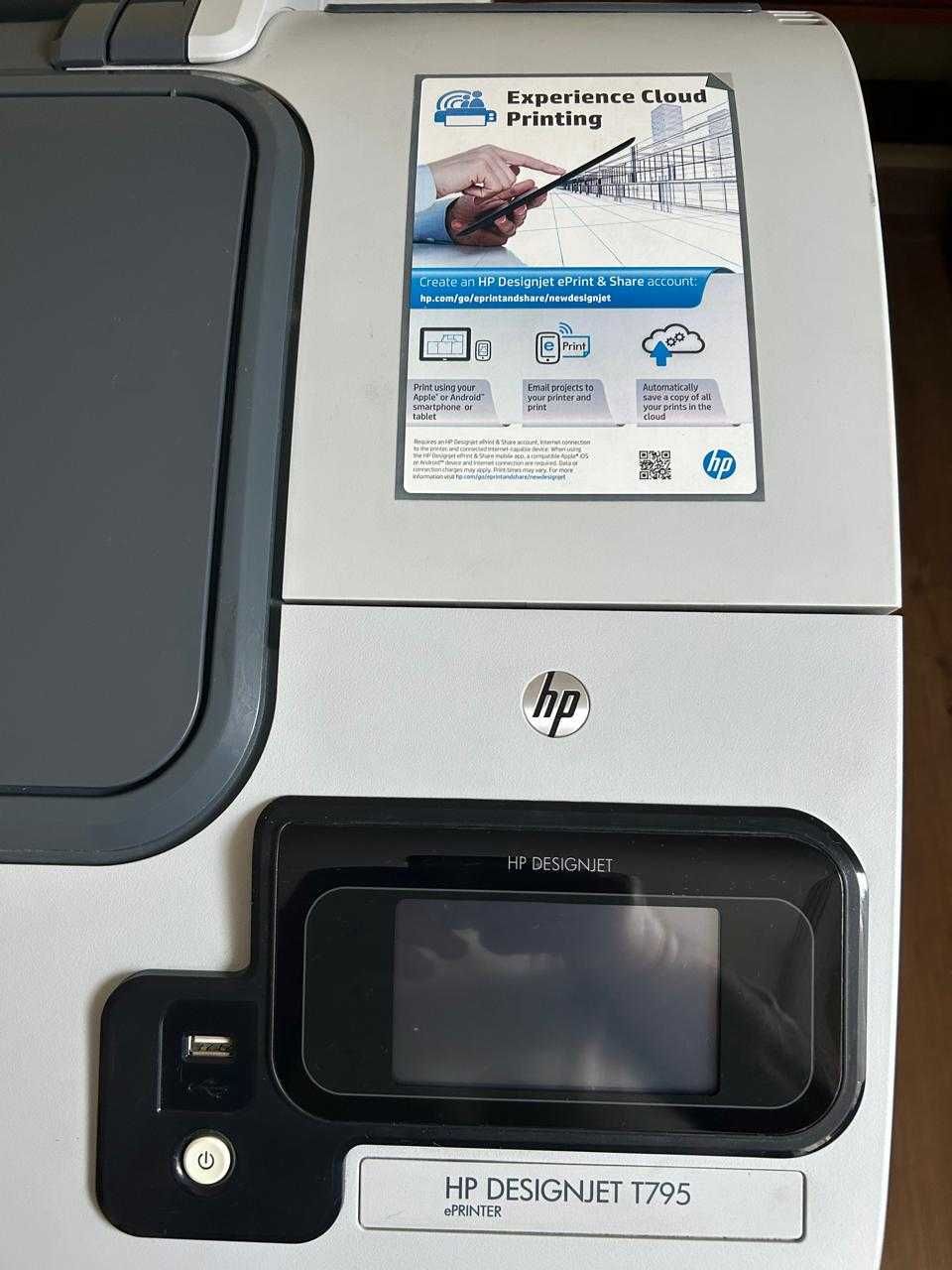 Плоттер цветной HP DESIGNJET T795, практически не использовался