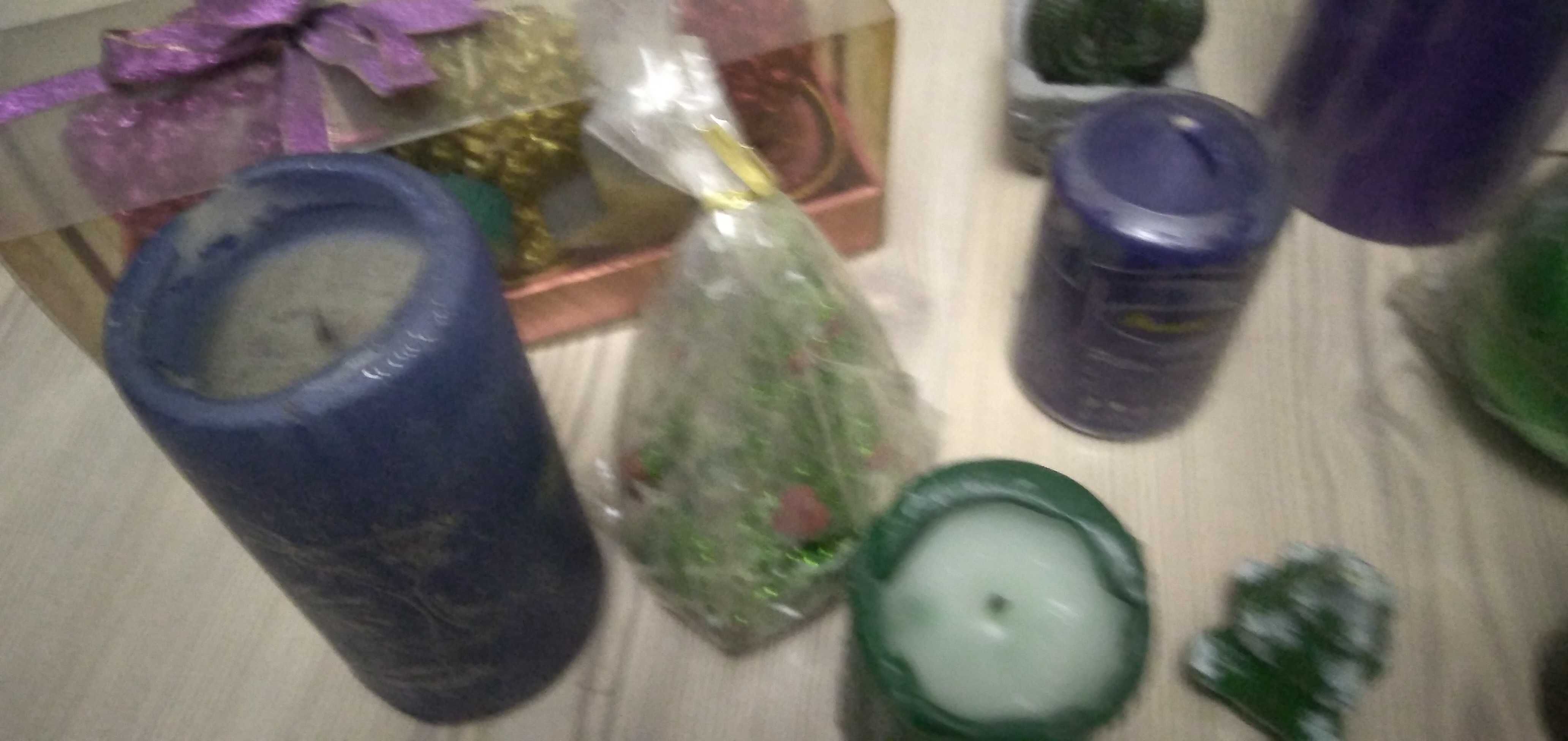 Свечи новые и 2 начатые