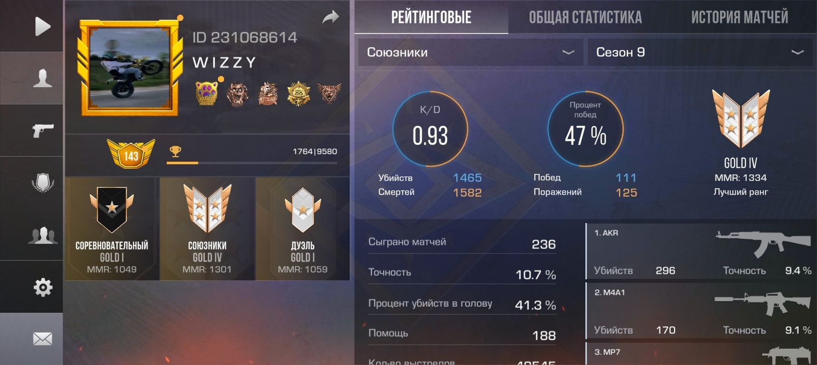 Аккаунт Standoff 2