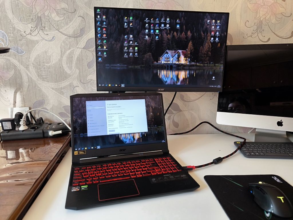 Ноутбук Acer Nitro 5 N515-44 + Монитор AcerNitro VG240Y + XP-PenStar06