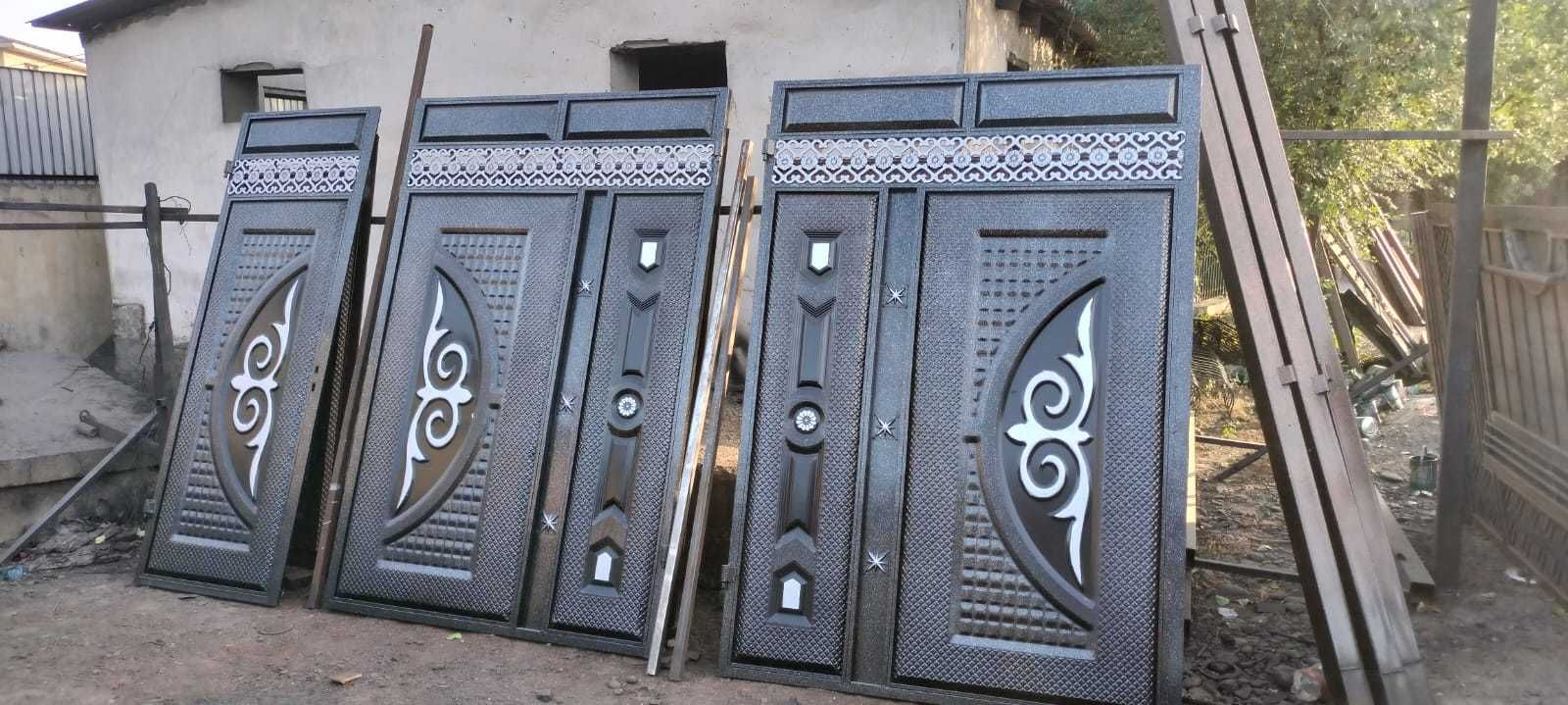 Ворота Астана,калитка,хайтек,варота,распашной,ковка на заказ,доставка