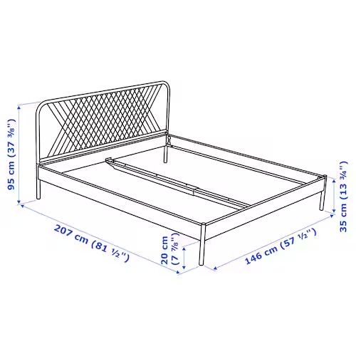 IKEA кровать несттун 140x200 ИКЕА