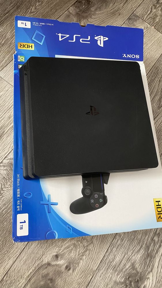 Ps4 Игровая приставка Sony PlayStation 4 Slim 1 Tb + геймпад + игры