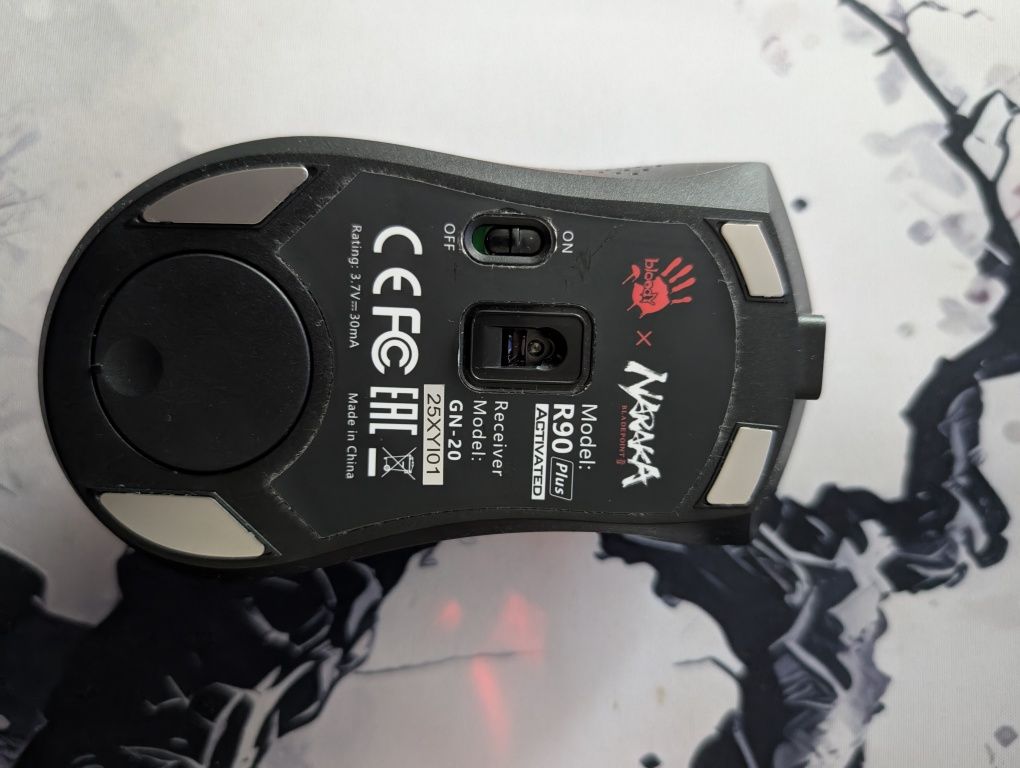 Мышь Bloody R90 Plus Naraка белый
