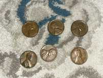 монеты 1 cent USA США цент