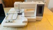 Продам вышивальную машинку Janome memory craft 550E плюс с ноутбуком