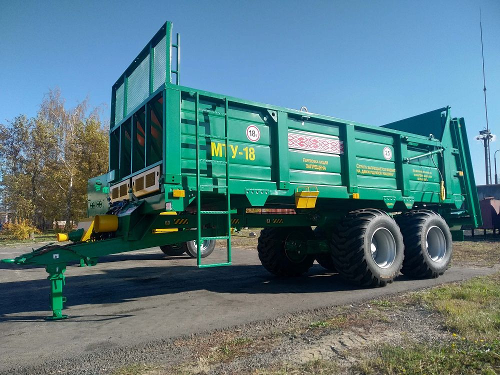 МТТ и МТУ разбрасыватели органических удобрений