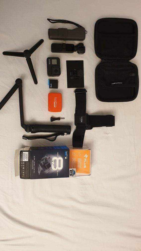 GOPRO HERO 8 black , DJI Osmo Pocket