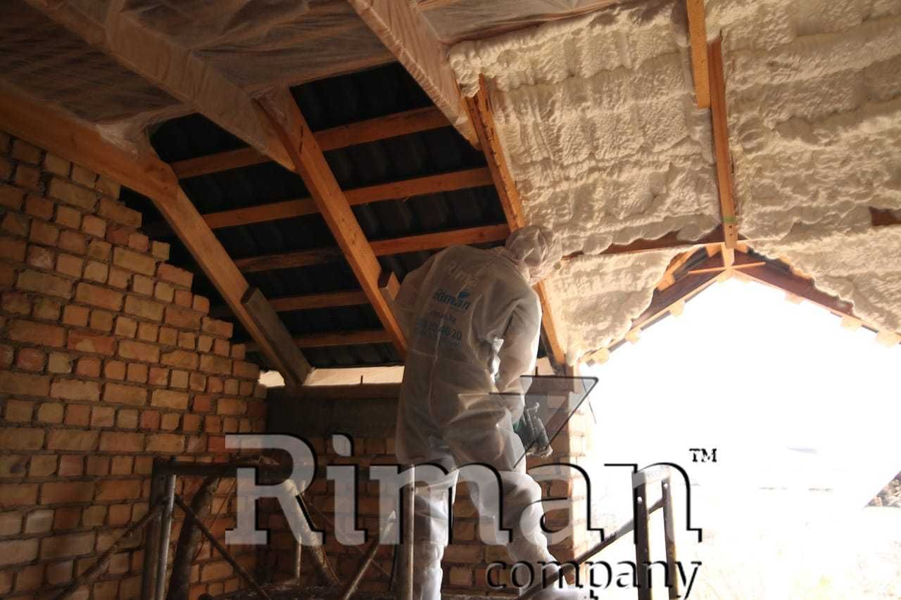 Утепление ППУ (Riberg) фасадов. Продажа компонентов ППУ.