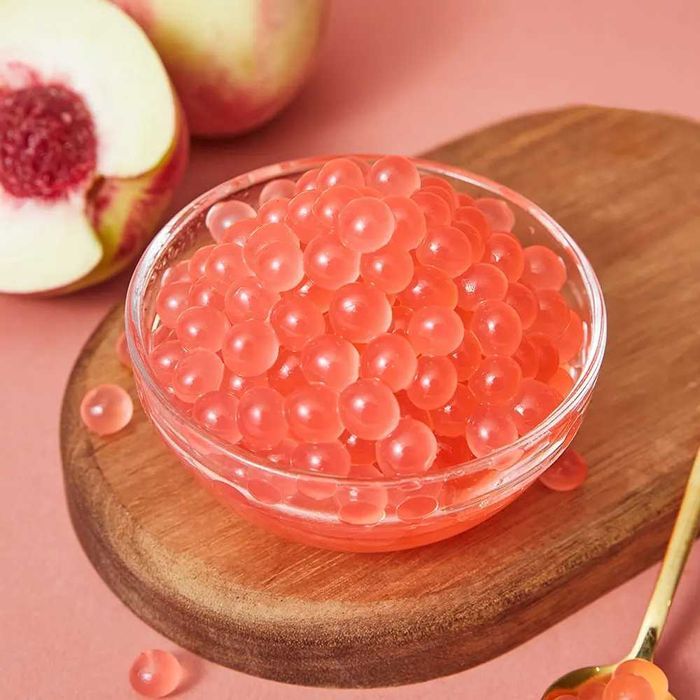 Поппинг боба Джуз Боллы персик 1.25 кг — для bubble tea и напитков