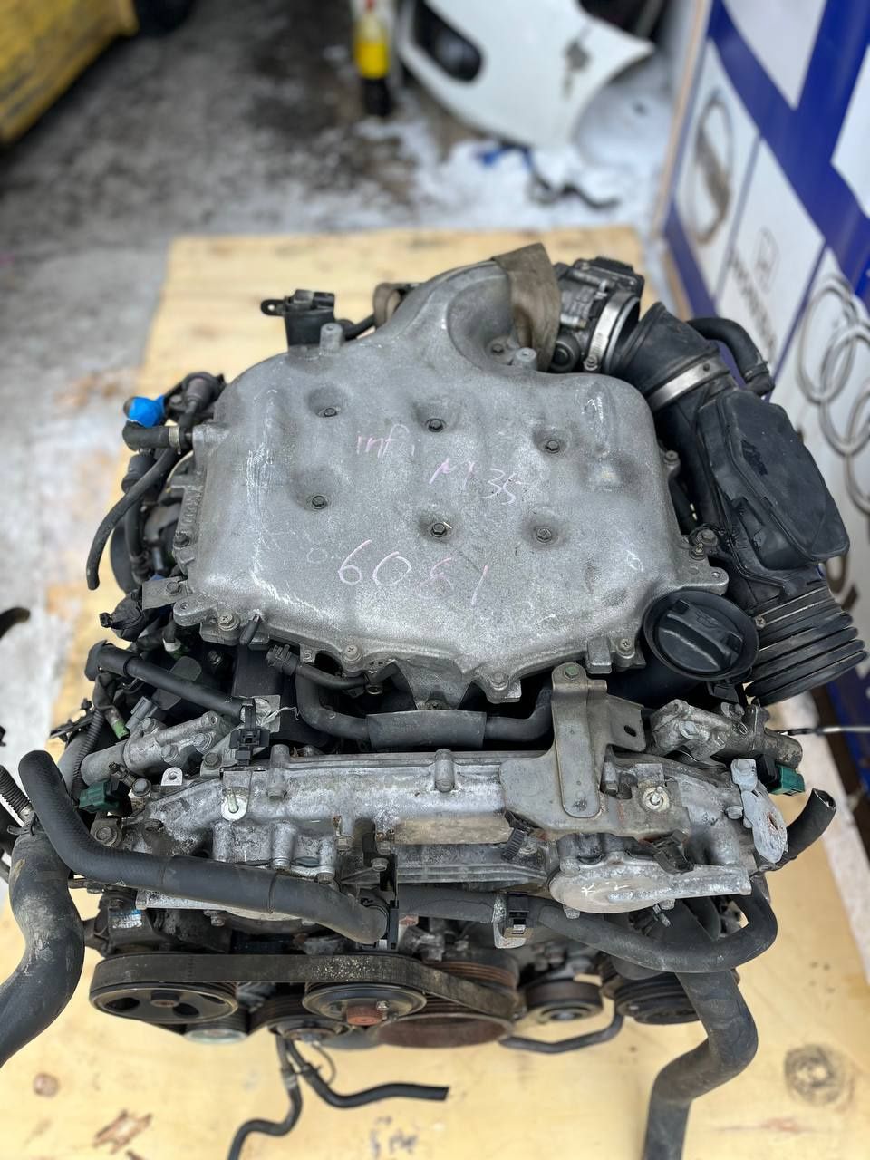 Контрактный двигатель VQ35DE Infiniti G35, M35, FX35, объём 3.5 литра!