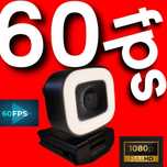 FHD 60fps американcкая вебкамера 60 фпс Веб камера + Кольцев ПОДСВЕТКА
