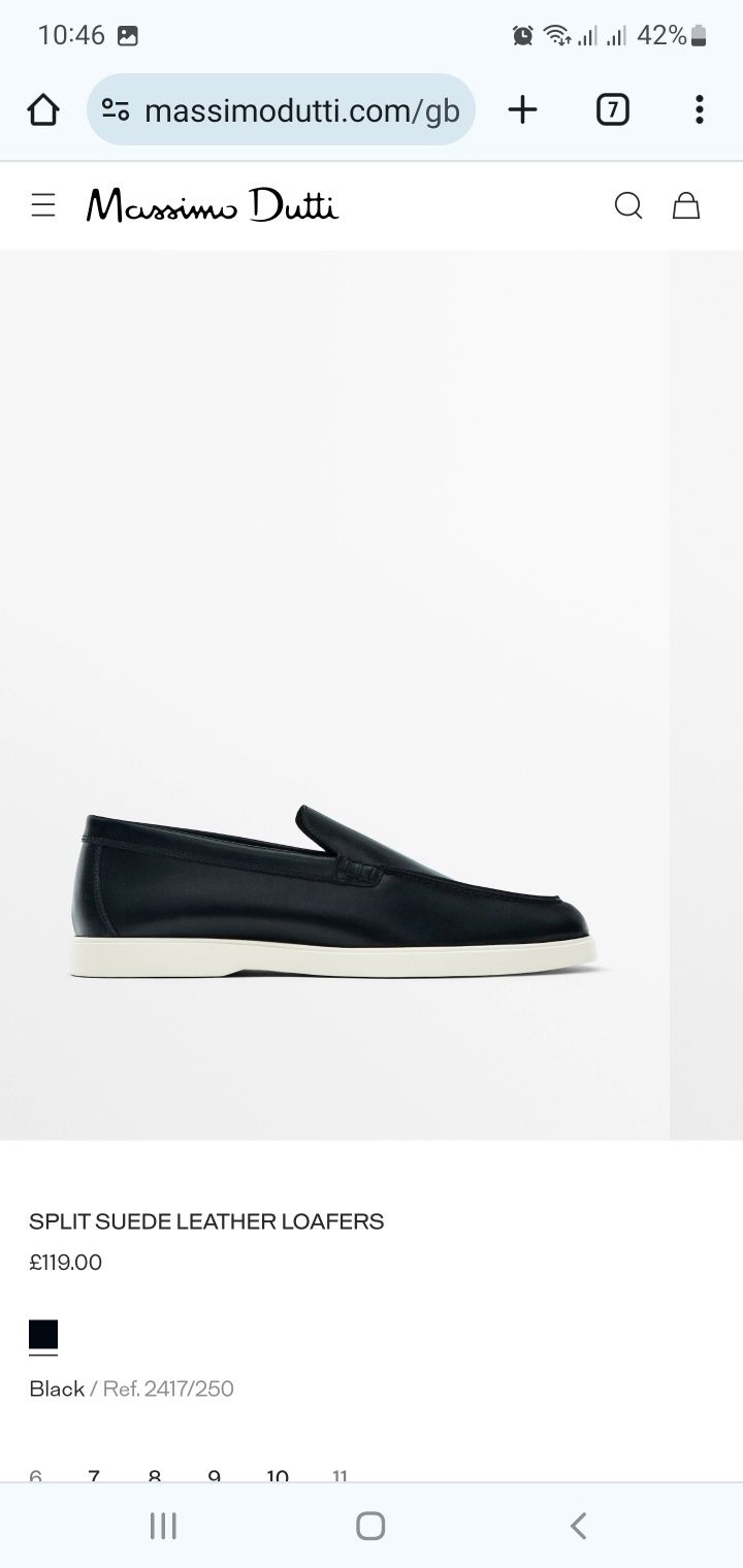Лоферы Massimo Dutti