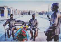 Скульптура,  памятник, бронза, алтын адам, статуетка, бюст, релеф, МАФ