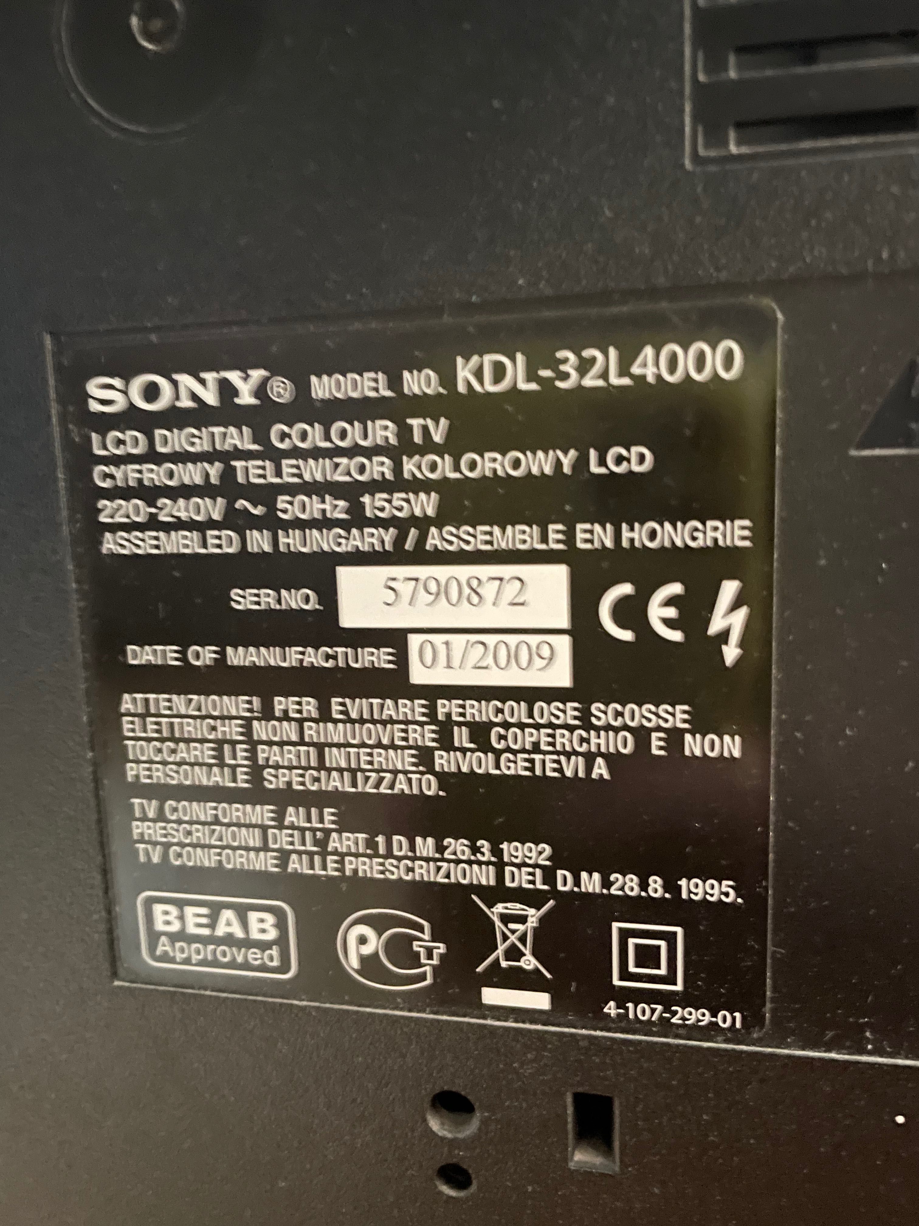 Телевизор Sony Bravia KFL32L4000