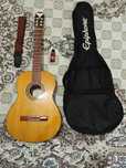 Продам б/у классическую гитару Epiphone E1 + чехол и ремень (Астана)