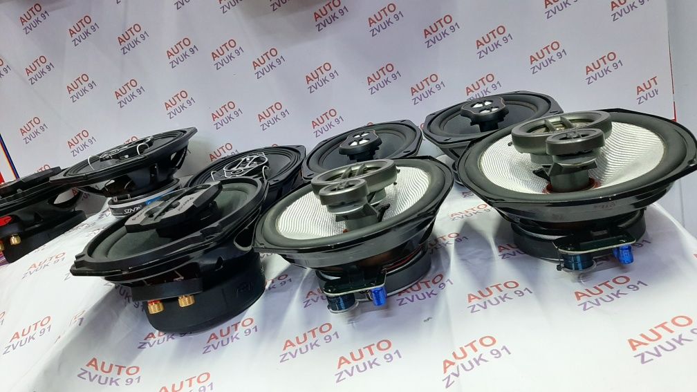 Колонки овальные. Динамики на большом магните PIONEER/KENWOO  Автозвук