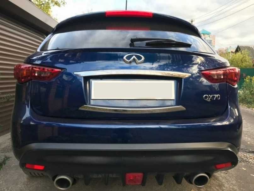 Диффузор заднего бампера Infiniti FX35, FX37, QX70, FX30d