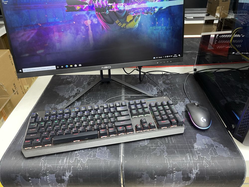 Игровой ПК Комплект Монитор/Системный Блок I5-9400F/8GB/GTX1650 4GB