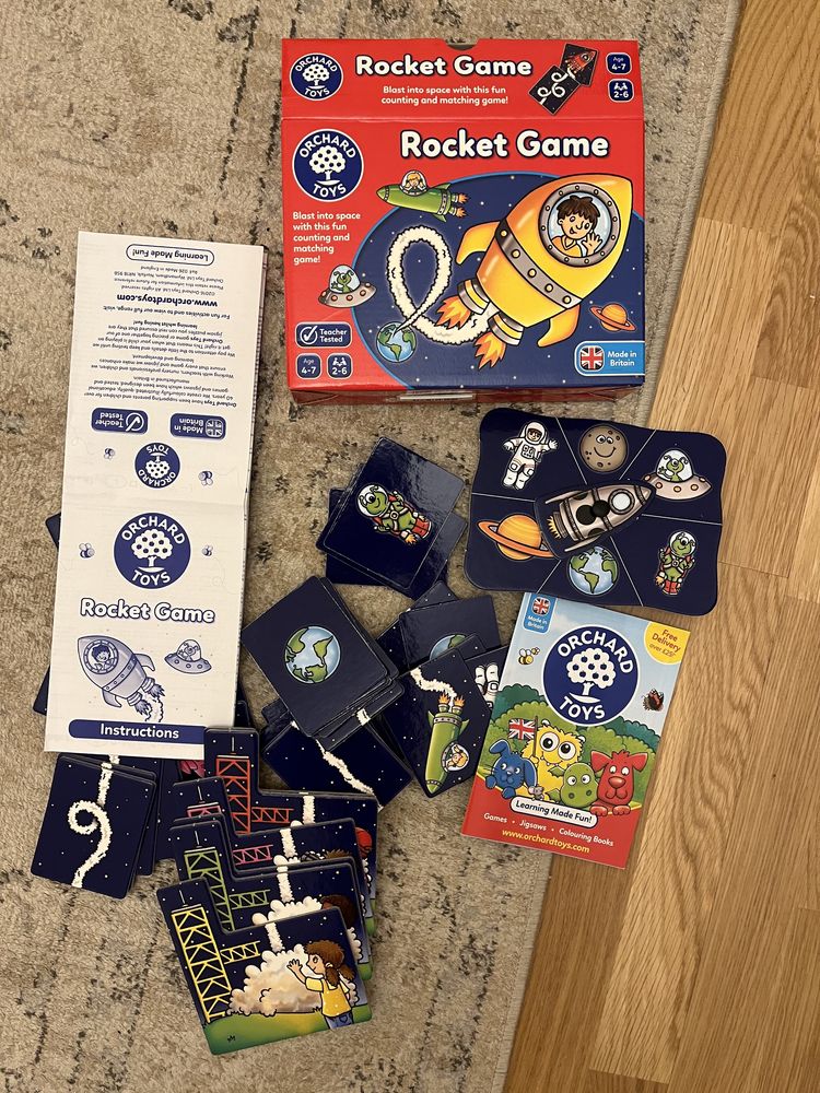 Новая настольная игра 4-7лет Rocket Game от Orchard toys