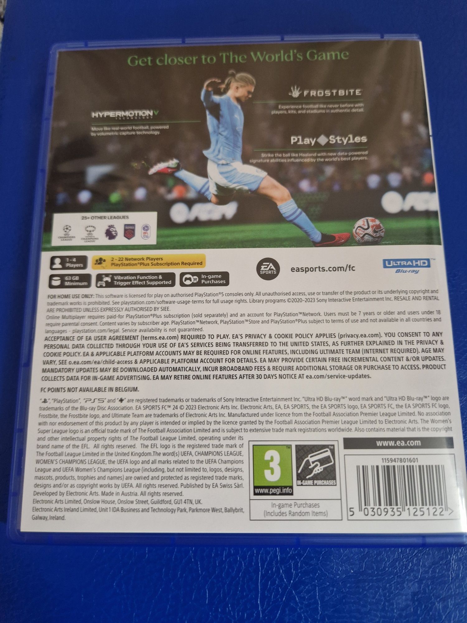 Продам диск FIFA 2024 на ps 5