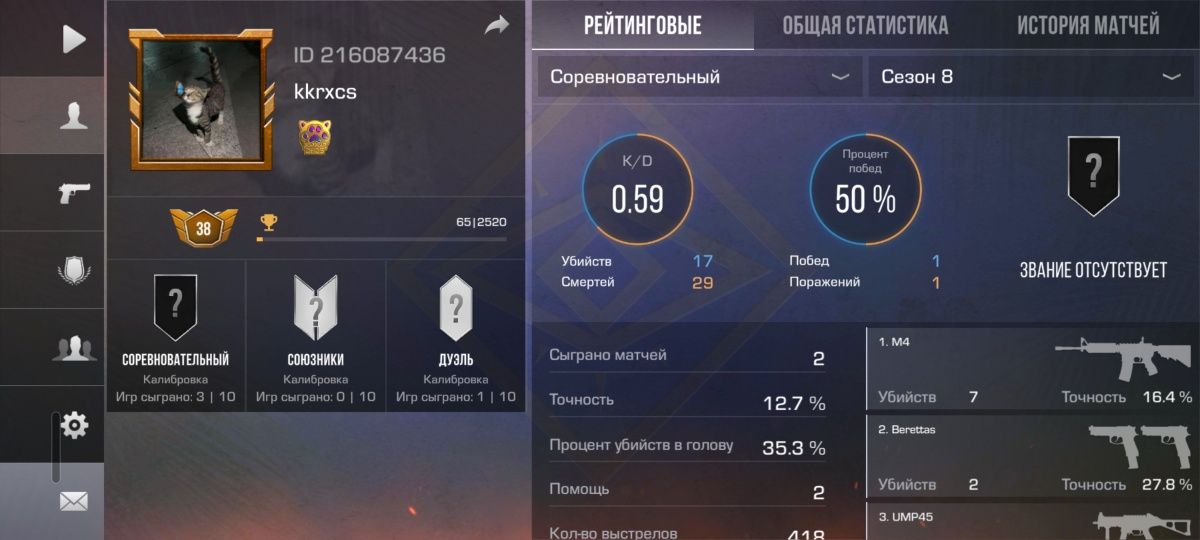 продажа аккаунта в стандофф2