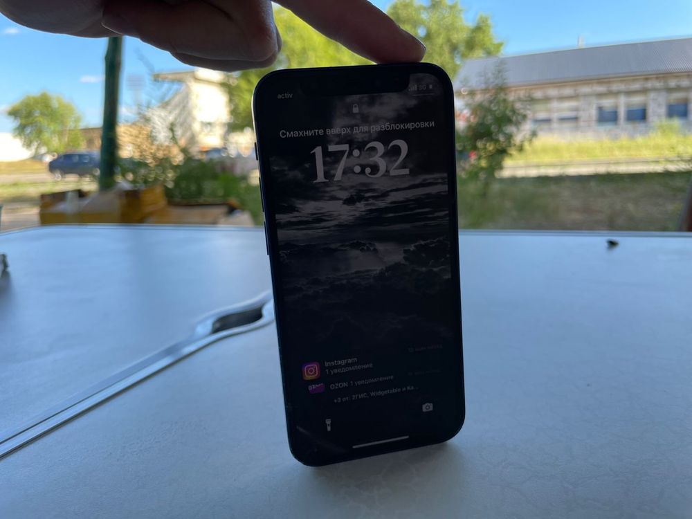 Обменяю iPhone 12 mini blue 128GB