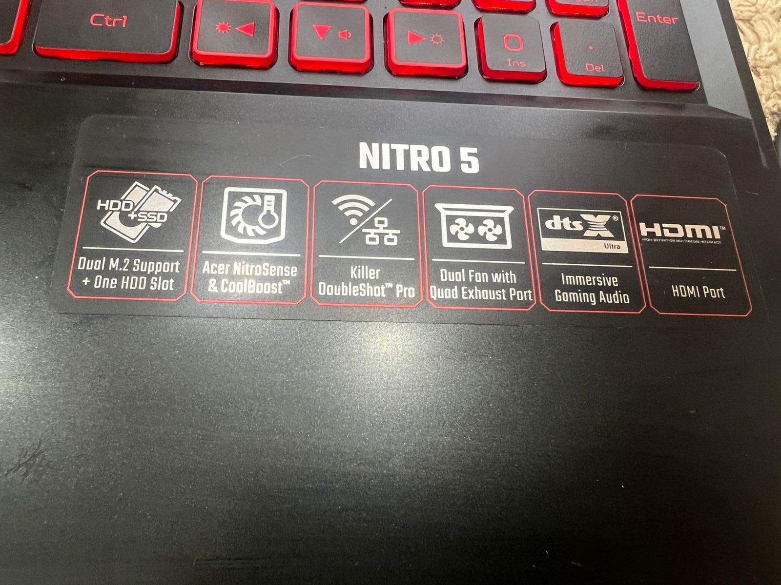 Продам игровой ноутбук Acer nitro core i5