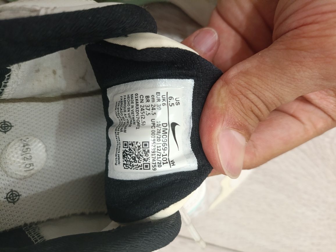 100%  оригинал Nike Air Max White Coconut Milk