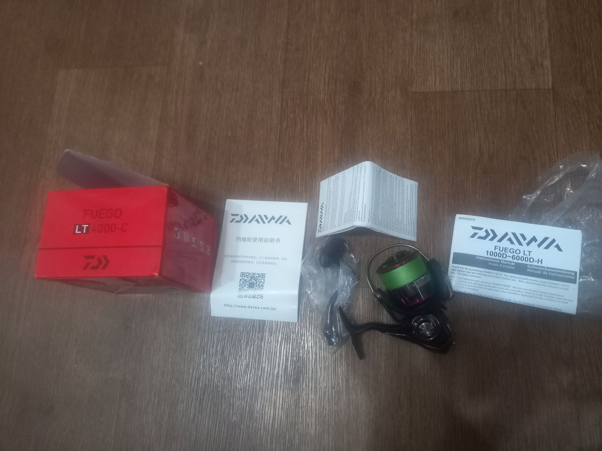 Катушка на спининг новая, в упаковке  DAIWA FUEGO LT 4000