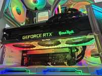 Продам топовую  игровую видеокарту RTX Palit GameRock 3080/10гб/320