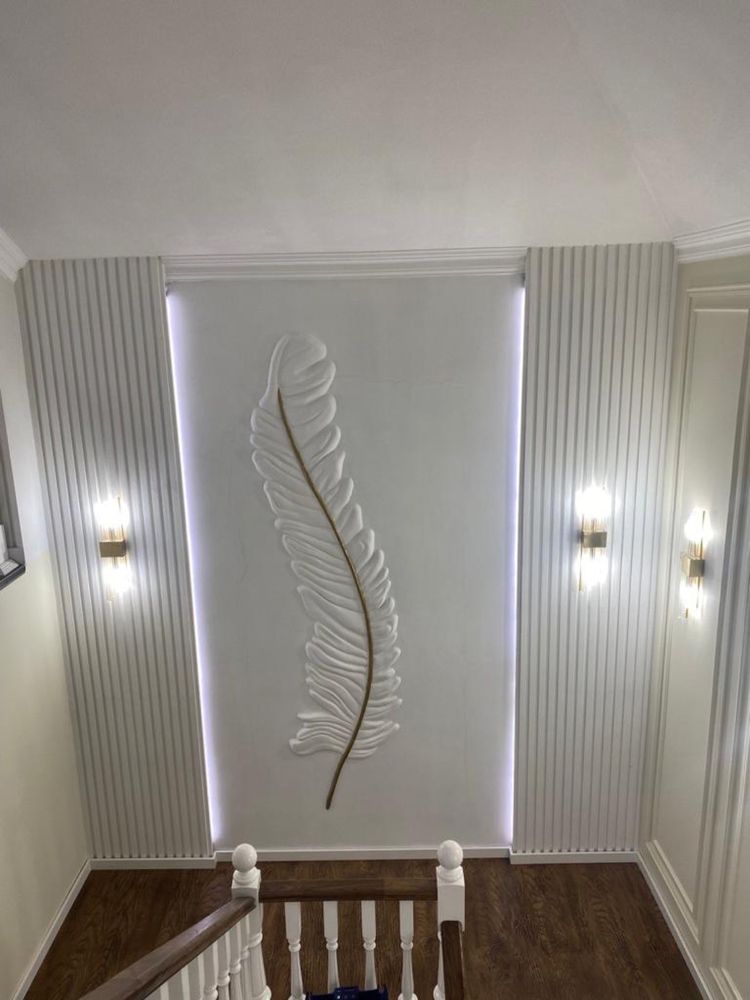 3D панели. Тяги из гипса. Молдинги. Сарыагаш, Шымкент. Доставка по Kz