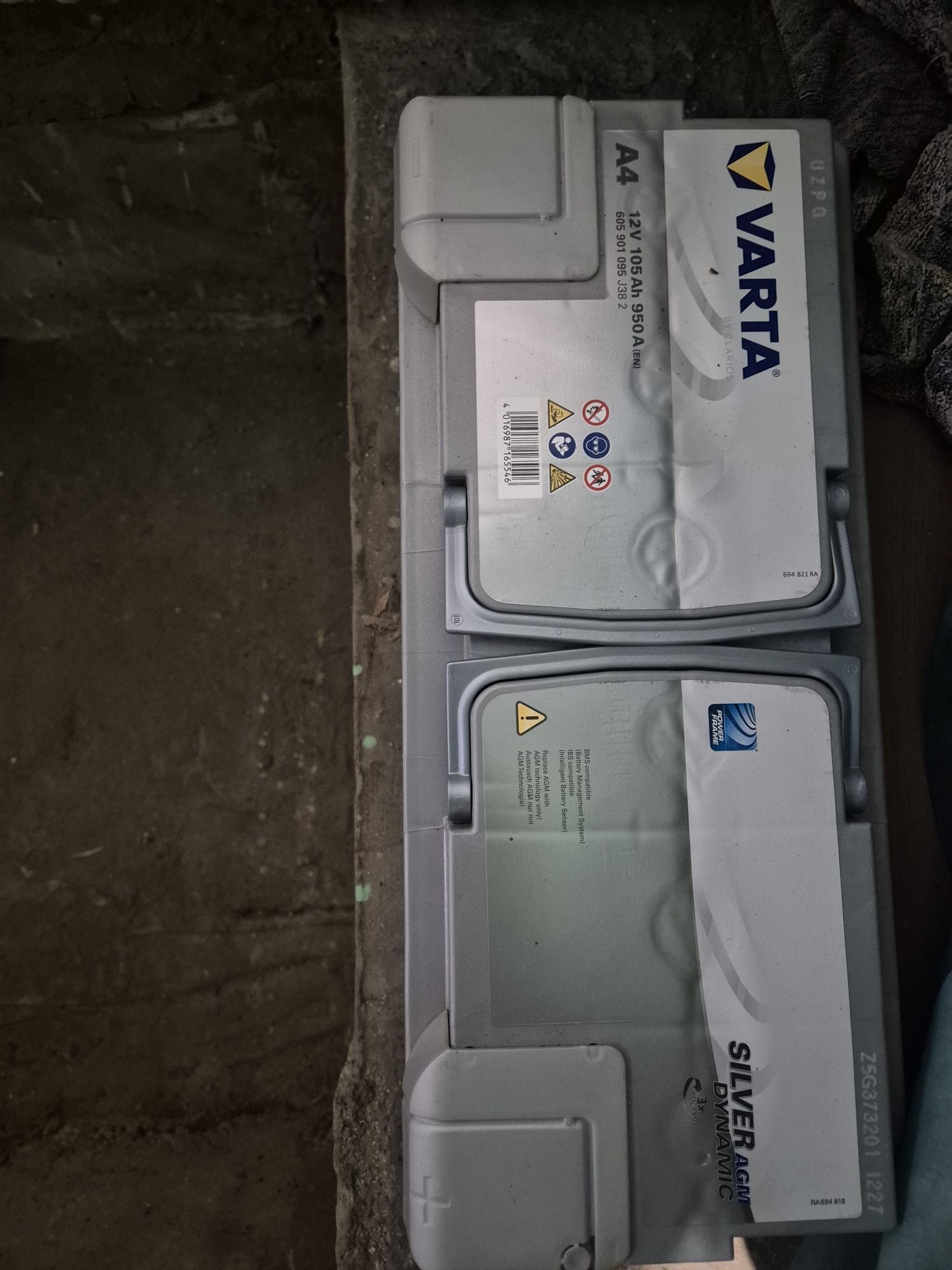 Аккумулятор Varta 105AGM