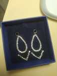 Серьги Swarovski, 6 см