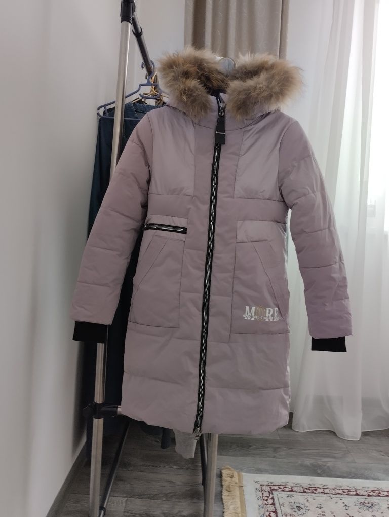 Зимняя куртка ниже колен