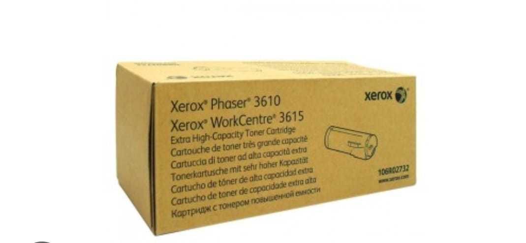 Новый оригинальный картридж Xerox WorkCentre 3615