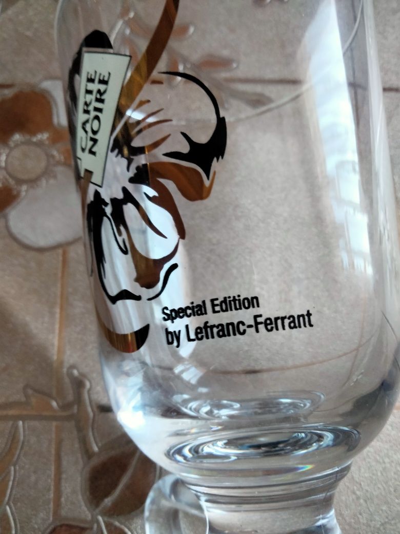 Бокал с ручкой коллекционный Carte Noire с дизайном Lefranc-Ferrant